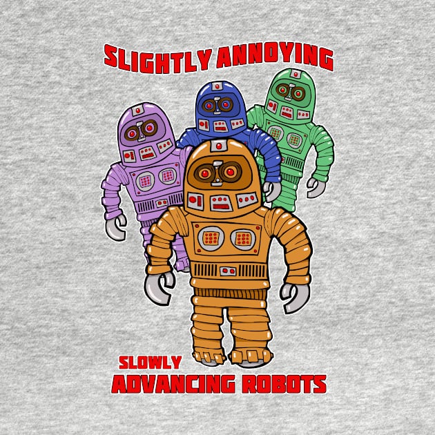 Slowly Advancing Robots! by RockettGraph1cs